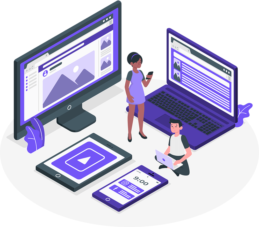 Wondercraftz software development services showcase graphic